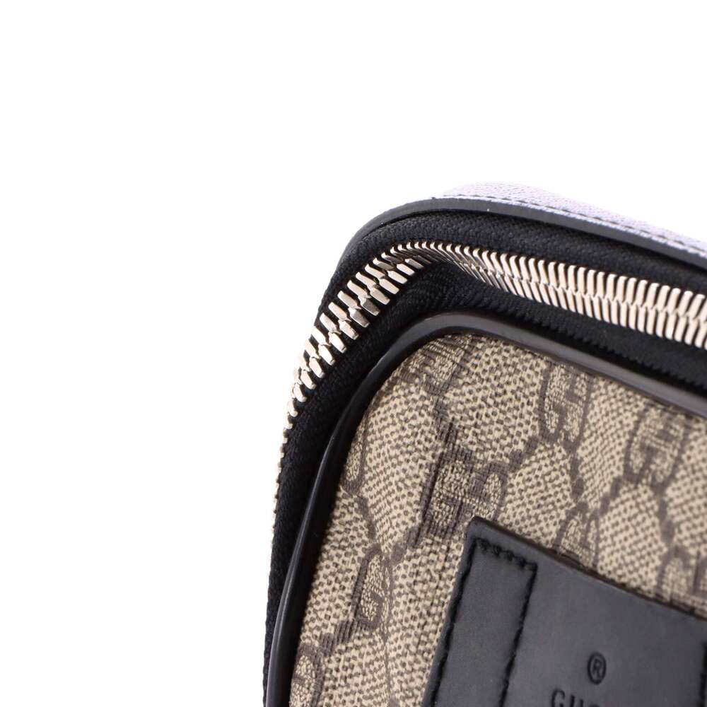 Gucci Double Web Belt Bag Gg Coated #247254G95B - Picture 6 of 7